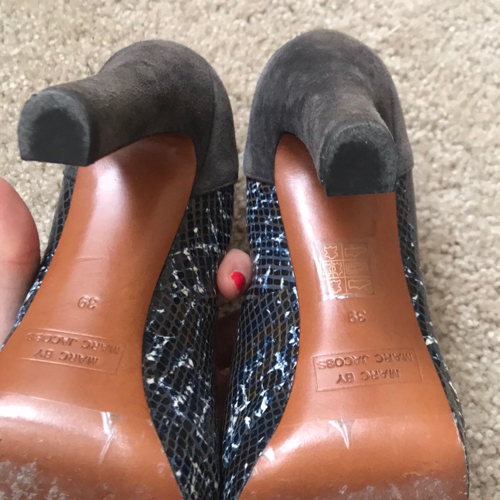 Marc By Marc Jacobs Logo Platform Python Pump,9/39 - image 8